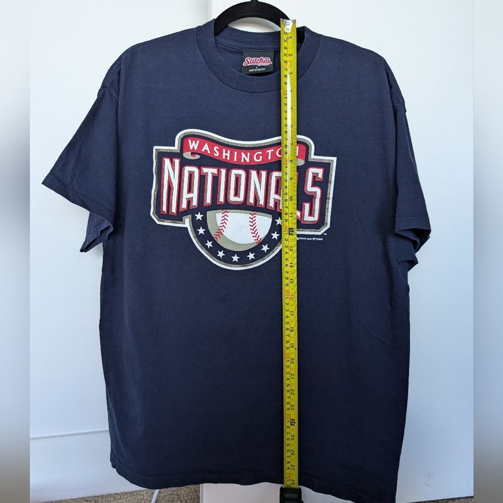 Stitches Washington Nationals Navy Tshirt - Picture 9 of 9